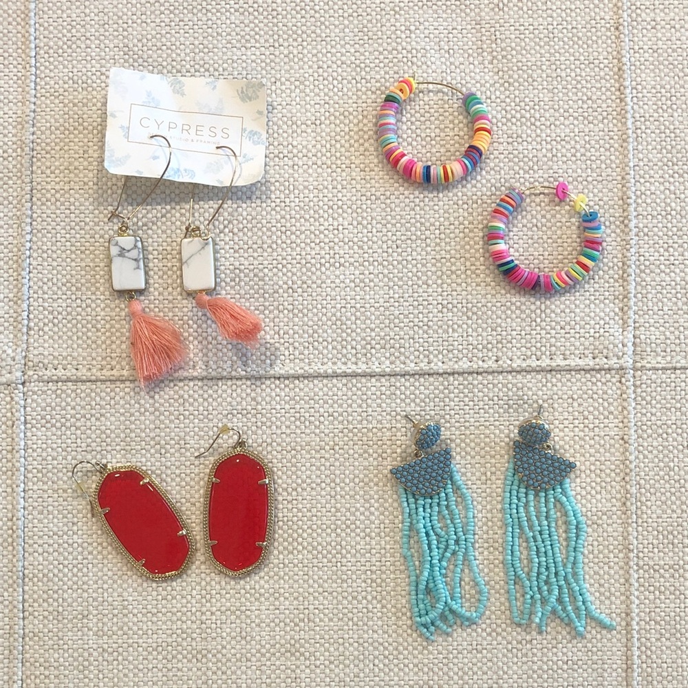 Lot of Earrings - Kendra Scott, Bauble Bar Options